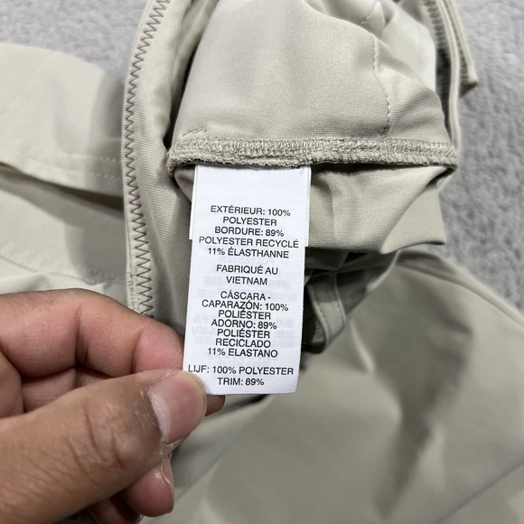 Vuori Meta Pants Mens 38x28 Beige Athletic Slim V430 Chino Stretch Golf - Picture 8 of 14